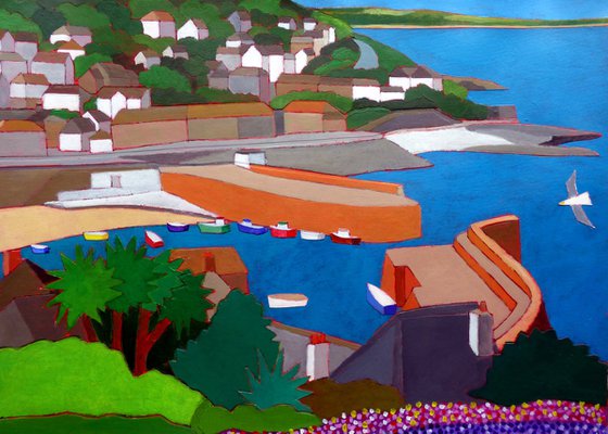 "Harbour view, Mousehole"