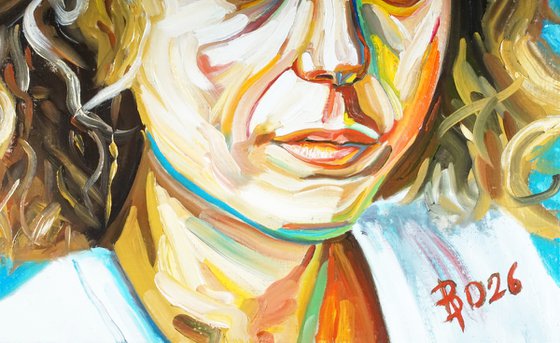 Portrait of a young woman