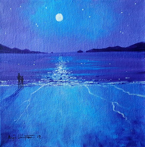 Moonlight on the ocean