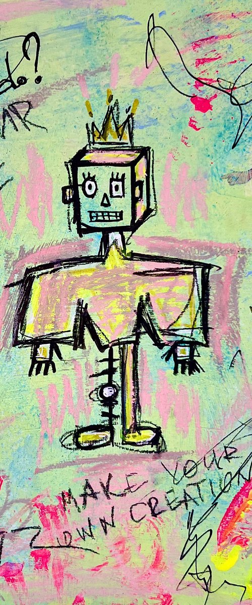 Robot I Create My Life by Veronika Fox