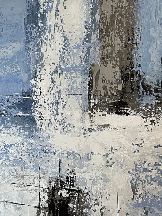 Still Point of Light. cool blue textures