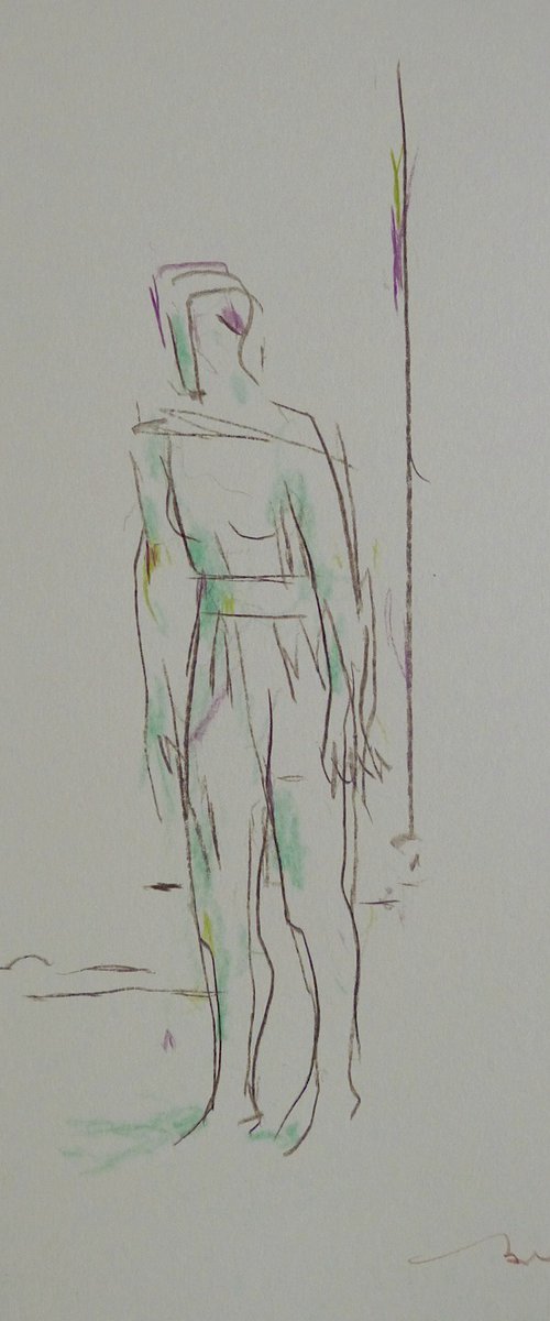 The Single Figure 16, 21x29 cm by Frederic Belaubre