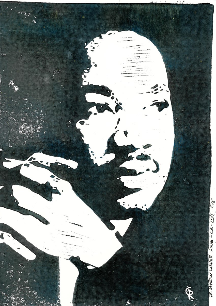 Dead And Known - Dr. Martin Luther King by Reimaennchen - Christian Reimann