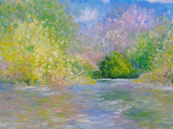 Homage to Monet, The Seine near Giverny
