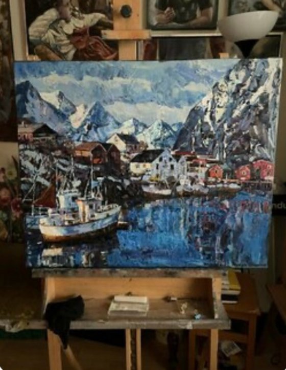 North. Northern blue.