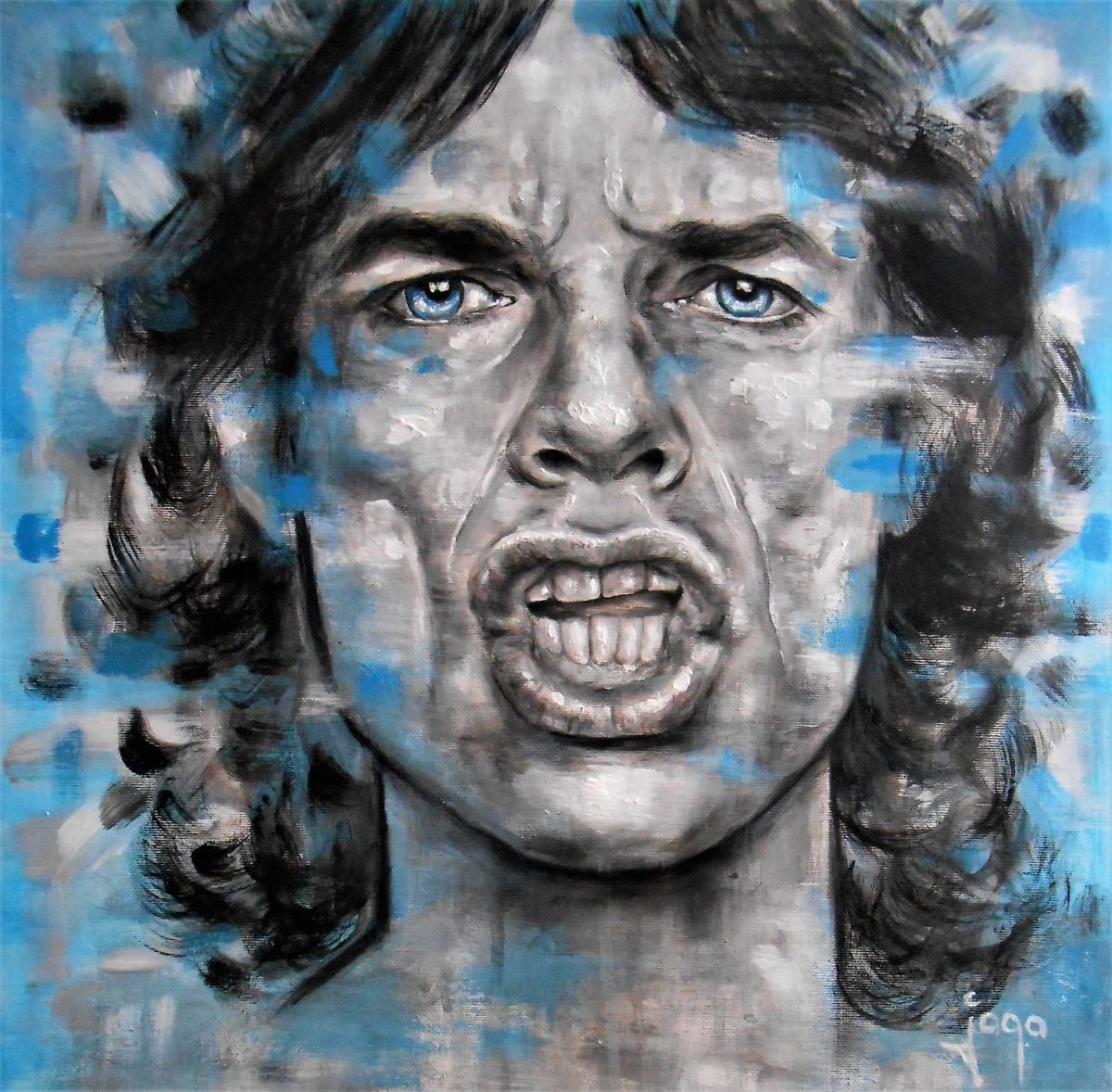 Mick Jagger by Jaga