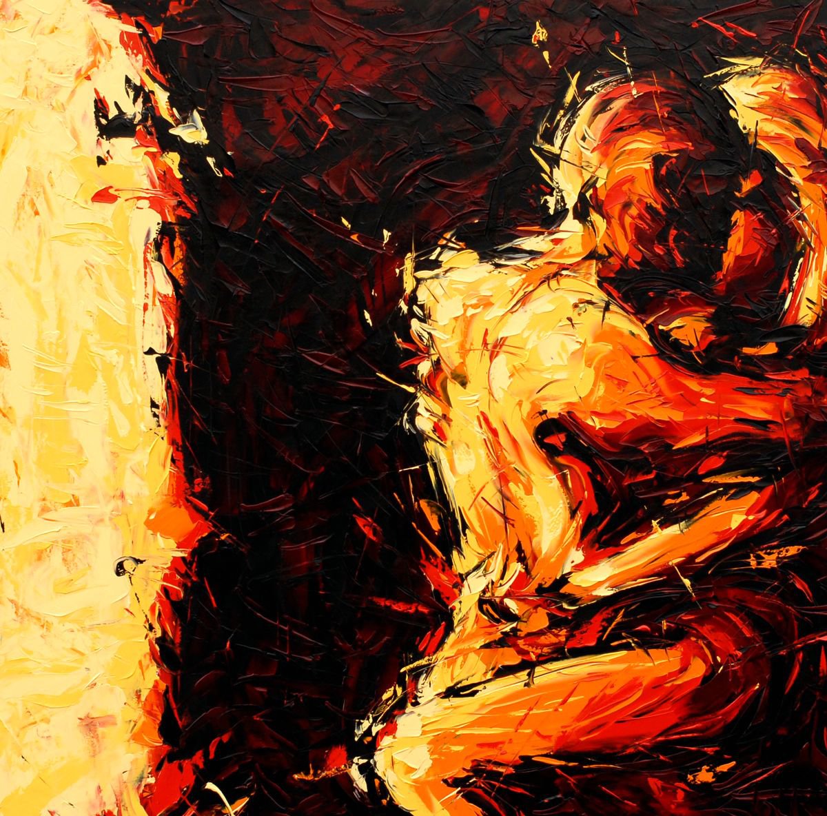 Affair By Bill Stone, 48 X 48, Artwork For Sale On Artfinder