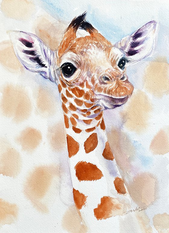 Baby Zeke Giraffe
