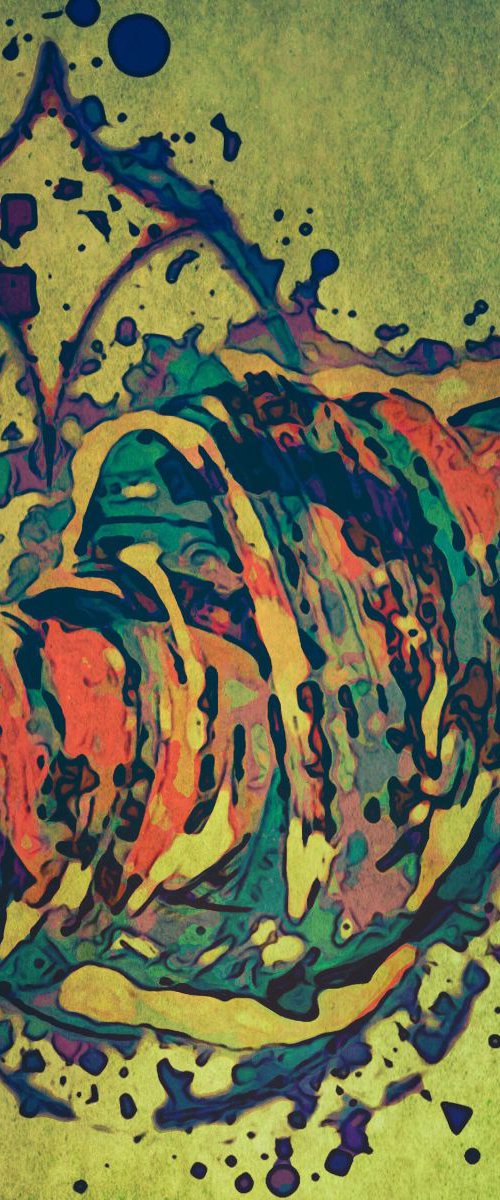 Nebula - Abstract Digital Painting by Barbara Storey