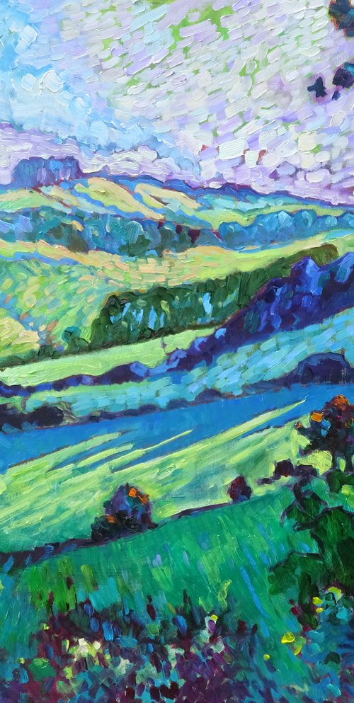 Derbyshire Landscape by Mary Kemp