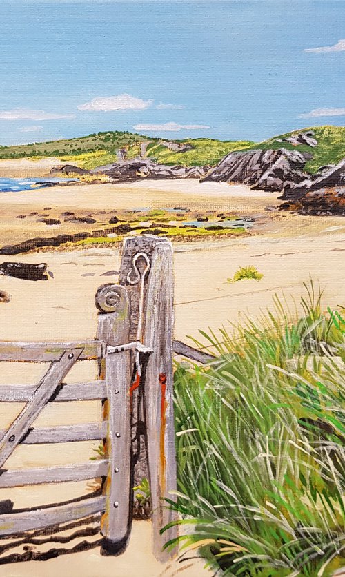Beach Gate, Ynys Llanddwyn by Adam R Tucker