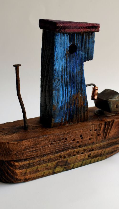 wooden ship "Ariel" by Goran Žigolić Watercolors
