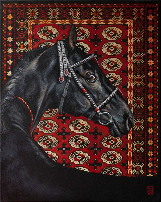 Pride of Turkmenistan Akhal-Teke Horse