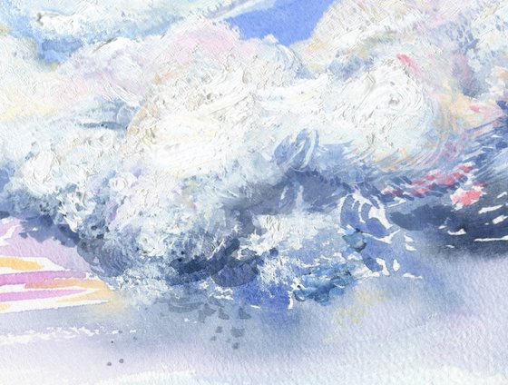 Clouds on the sea. Mediterranean Series #20