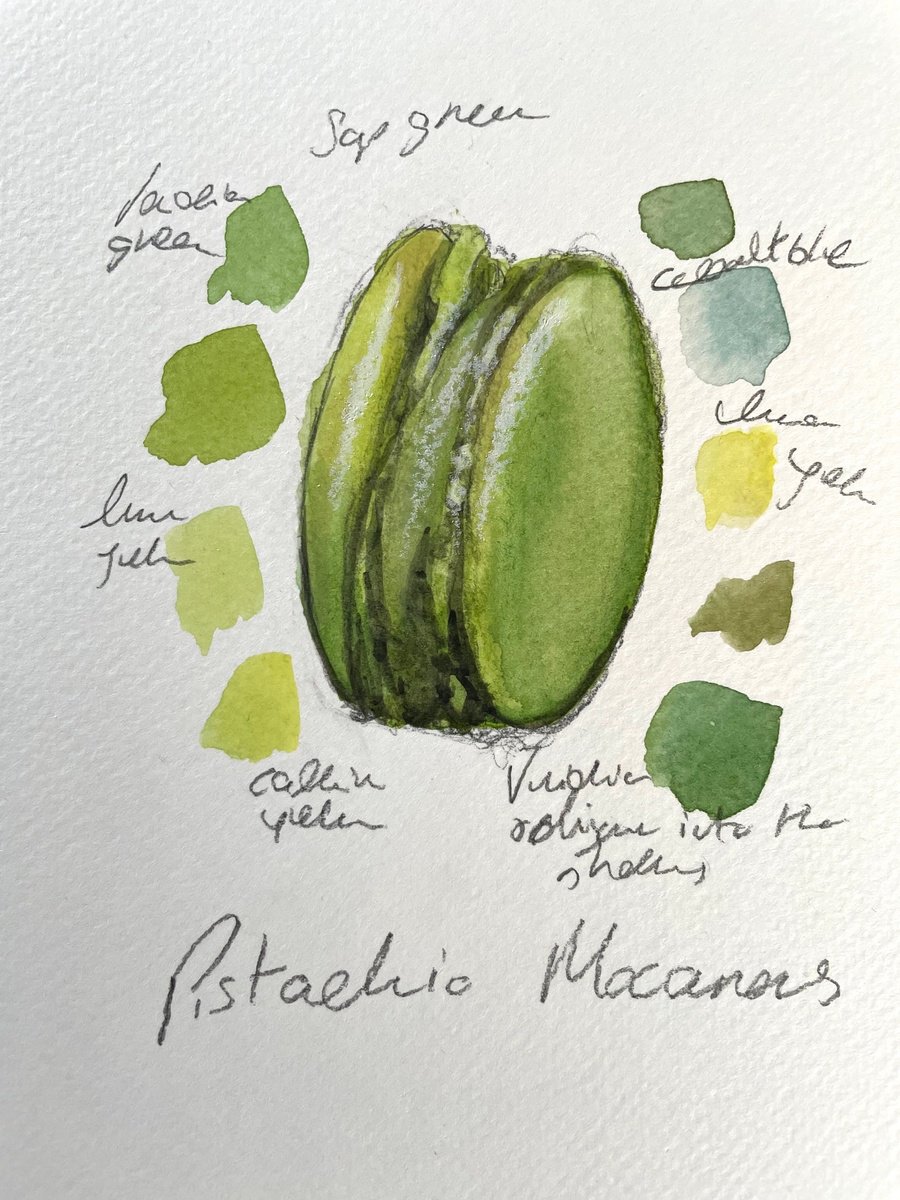 Pistachio Macaron by Naomi Tomkys OBE