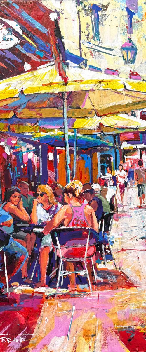 French Cafe 2 by Jos Coufreur