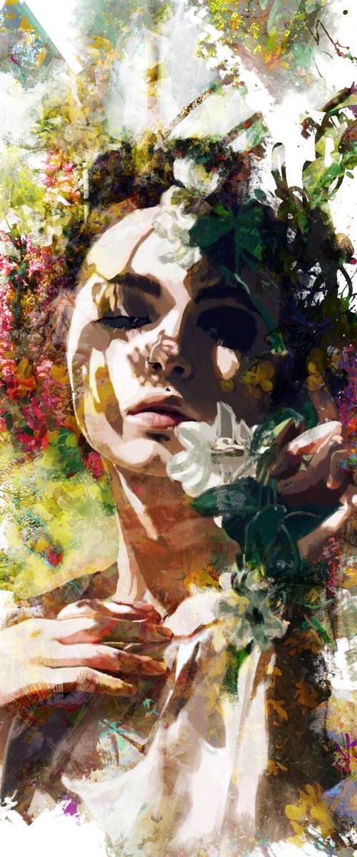 hot day in the garden 2 by Yossi Kotler