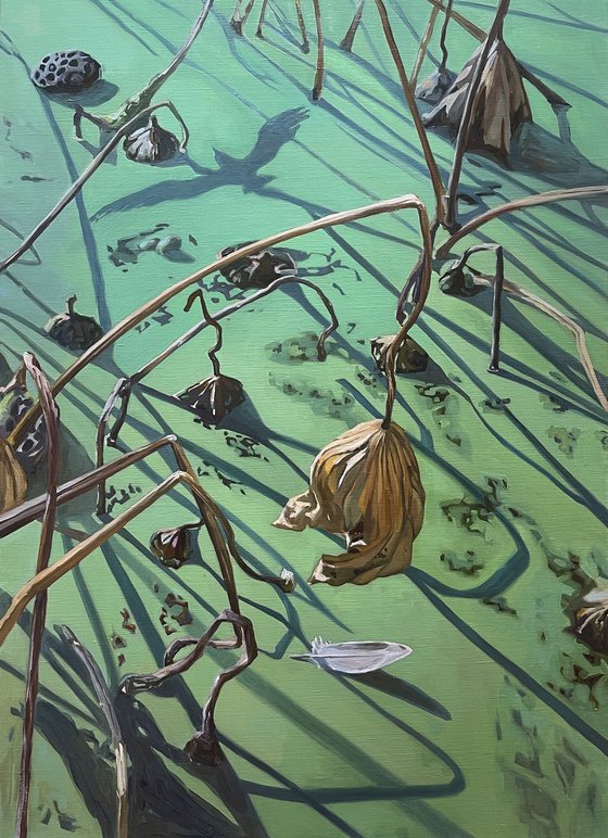 The Flight. Lotus pond