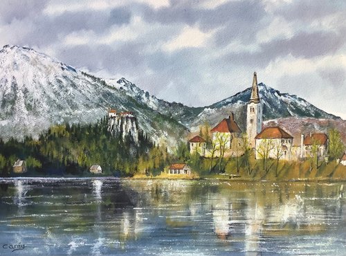 Slovenia lake Bled by Darren Carey