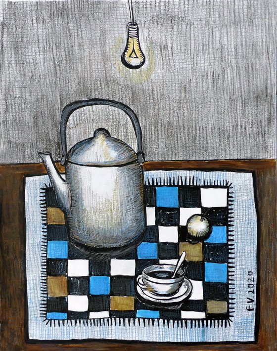 Still life with a teapot