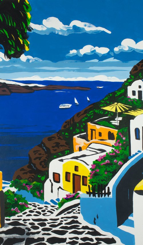 Greek Island XI by Kosta Morr