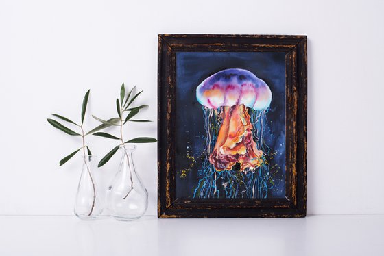 Jellyfish - original watercolor artwork