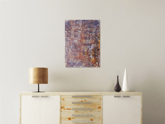 Abstract Grid 1 (70x52 cm)