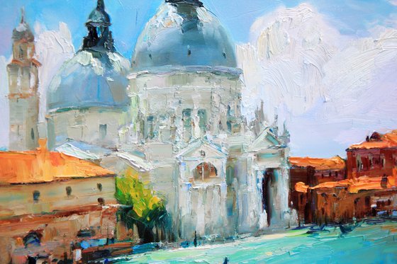 "Cathedral of Santa Maria della Salute. Venice"