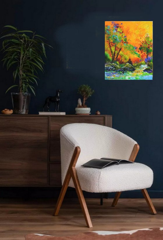 River in autumn