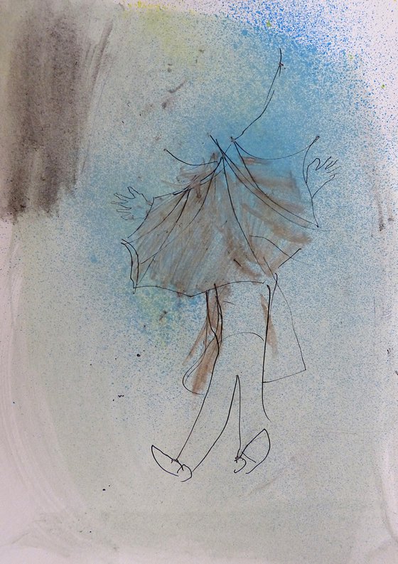 Umbrella 21-2, 21x29 cm