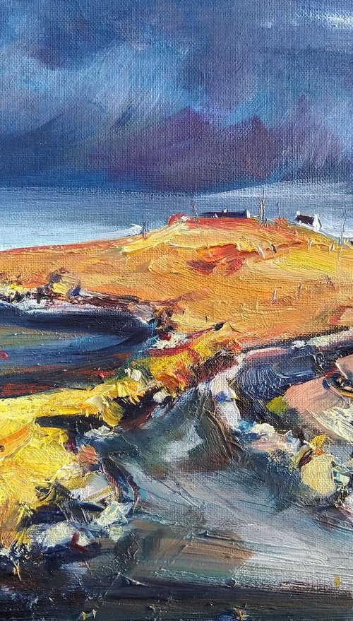 Storm Approaching Western Isles by Katharine Slaven