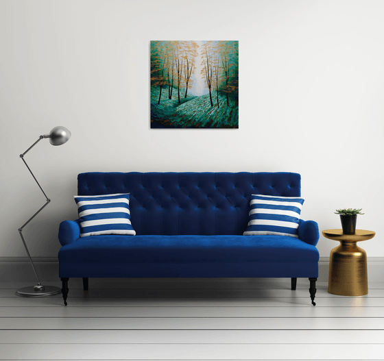 Edge of Stillness Forest Light