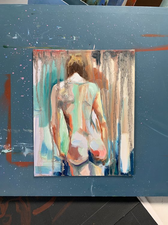 Naked woman.