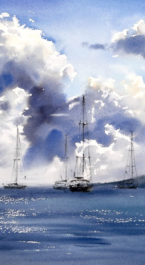 Chasing White Clouds by Eugenia Gorbacheva