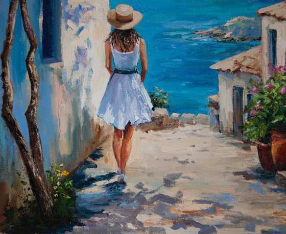 Girl and sea