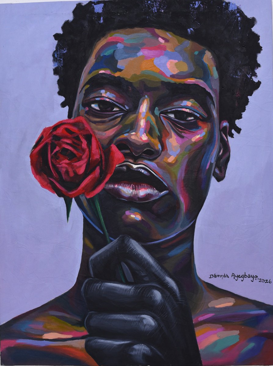 Soulmate 9 By Damola Ayegbayo, 30 X 40, Artwork For Sale On Artfinder