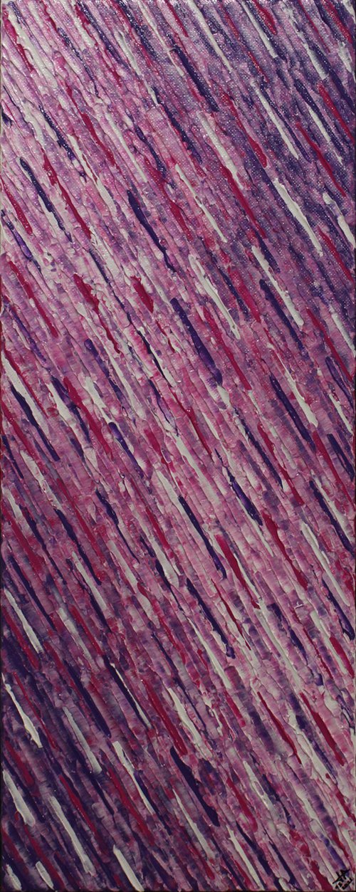 White pink violet knife texture by Jonathan Pradillon
