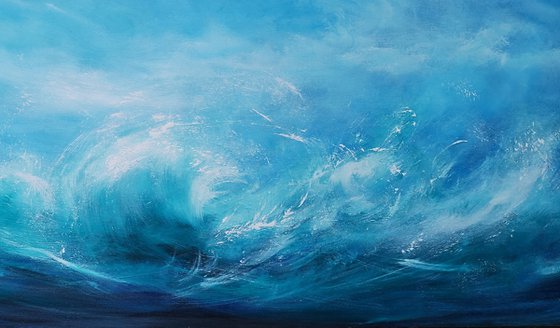 Cool Surf - seascape, emotional, panoramic