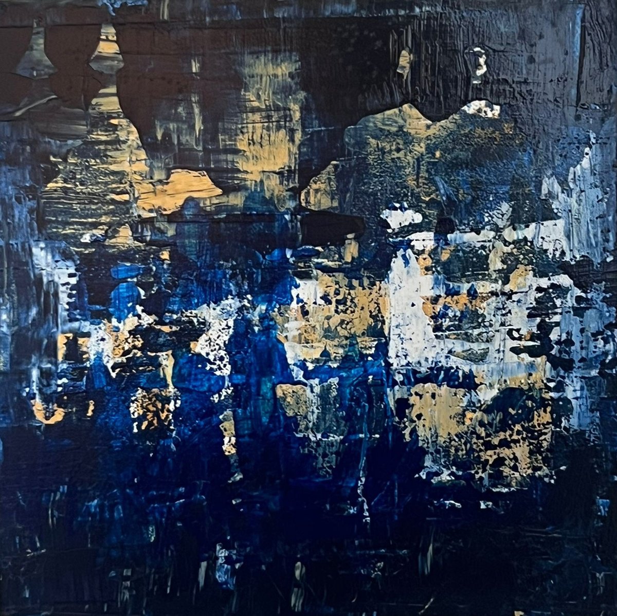  Shades Of Blue 2 By Shabs Beigh, 12 X 12, Artwork For Sale On Artfinder