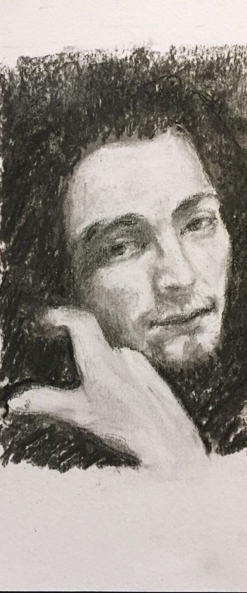 Study from Gustave Courbet « L’homme à la ceinture » by Dominique Dève