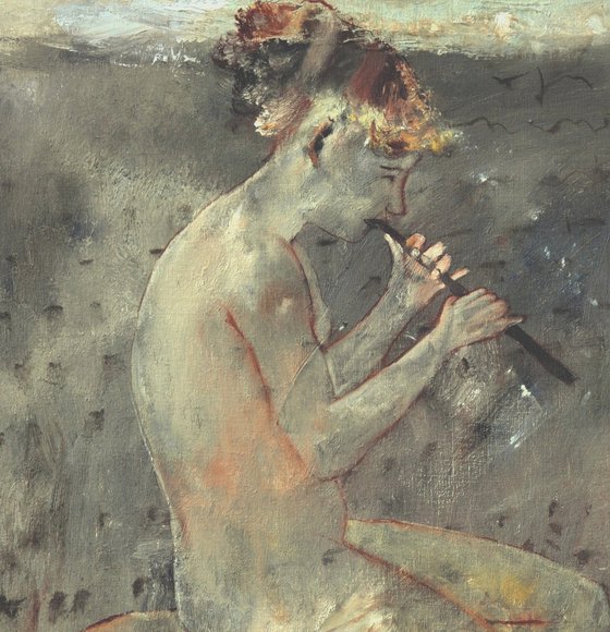 A Roman flutist