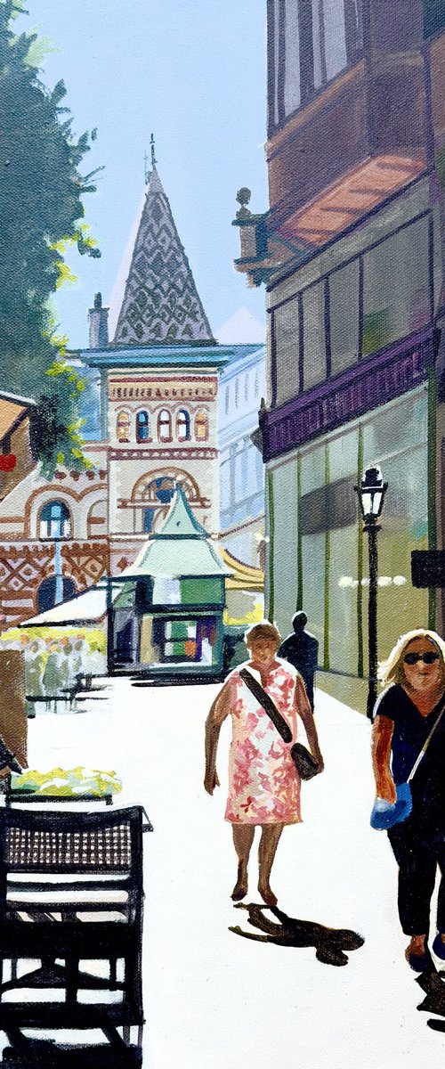 Summer On Vaci Street Budapest by Joseph Lynch