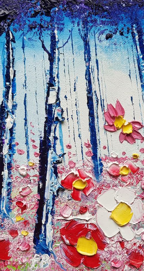 "Azure Forest & Flowers in Love" by Phil Broad