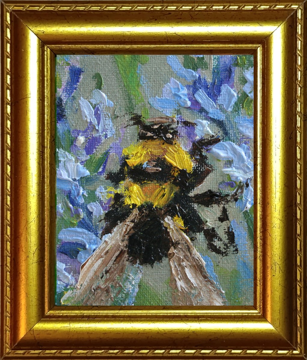 Bumblebee 05 By Salana Art / Svetlana Samovarova, 5 X 5, Artwork For Sale On Artfinder