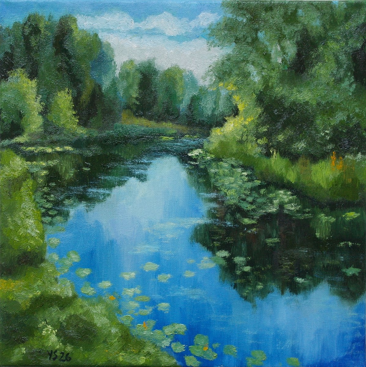 Warm Day By Juri Semjonov, 12 X 12, Artwork For Sale On Artfinder