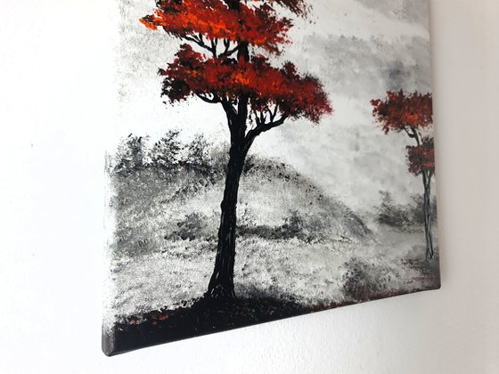 Gray landscape