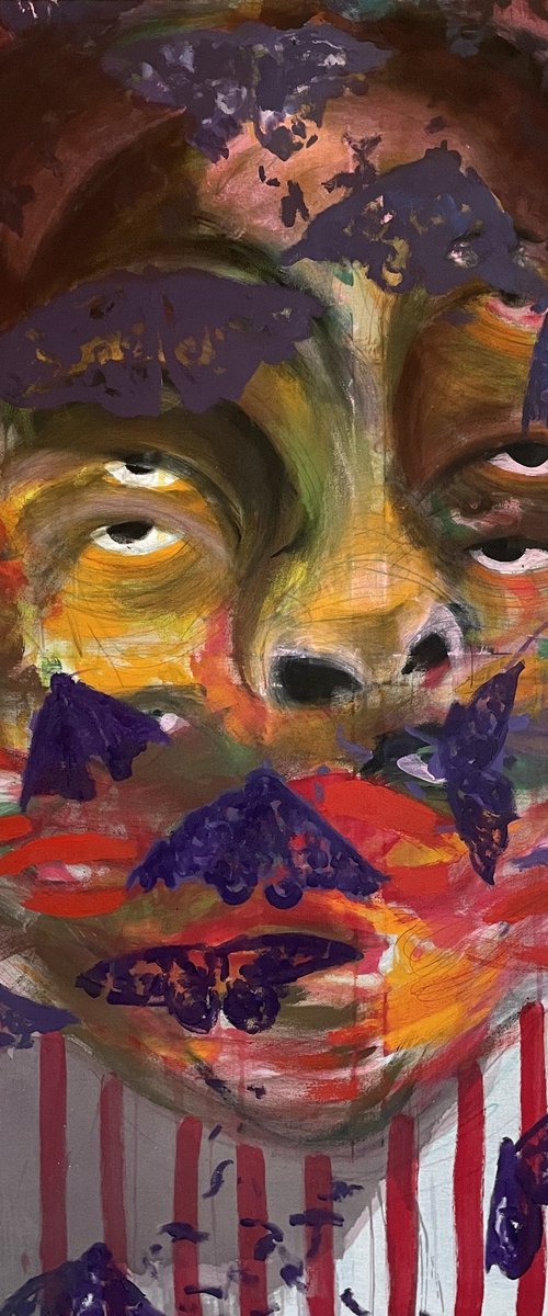 Abstract Butterflies by Gela MIKAVA