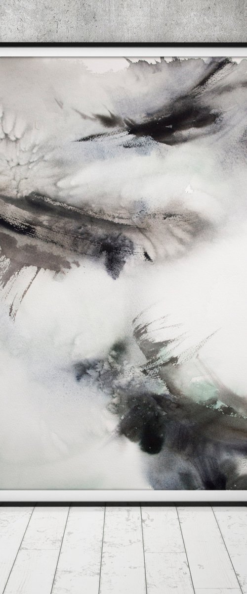 Abstract Nordic Sea n.1 by Sophie Rodionov