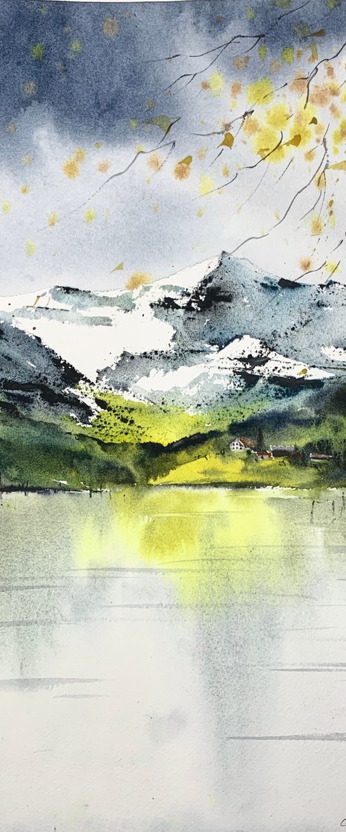 Mountain lake #17 by Eugenia Gorbacheva