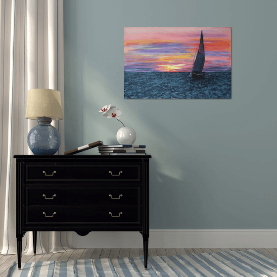 Sea walk / Original Painting
